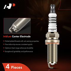 A-Premium spark plug ceramic insulator detail shows precision design