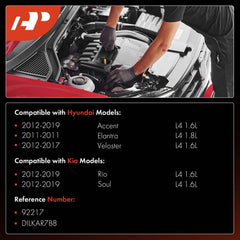 A-Premium Iridium Platinum Spark Plugs box-and-plugs ready-to-install kit.