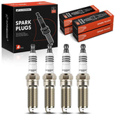 A-Premium Iridium Platinum spark plugs front view in packaging for dependable ignition