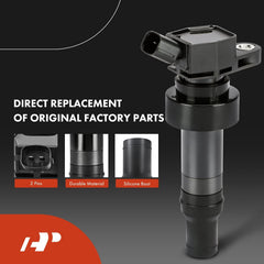 A-Premium iridium spark plugs set highlighting durability and performance