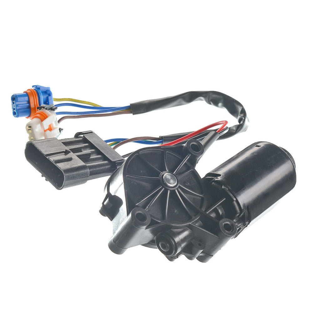 Left driver side headlight motor shown for direct-fit replacement