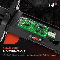 A-Premium MAF sensor housing-not-included note for installation.