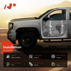 A-Premium manual regulator for Chevrolet Silverado front-left, durable replacement.