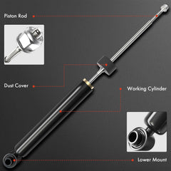 A-Premium Nissan Altima 2007-2018 fitment rear shock absorber for stable handling.