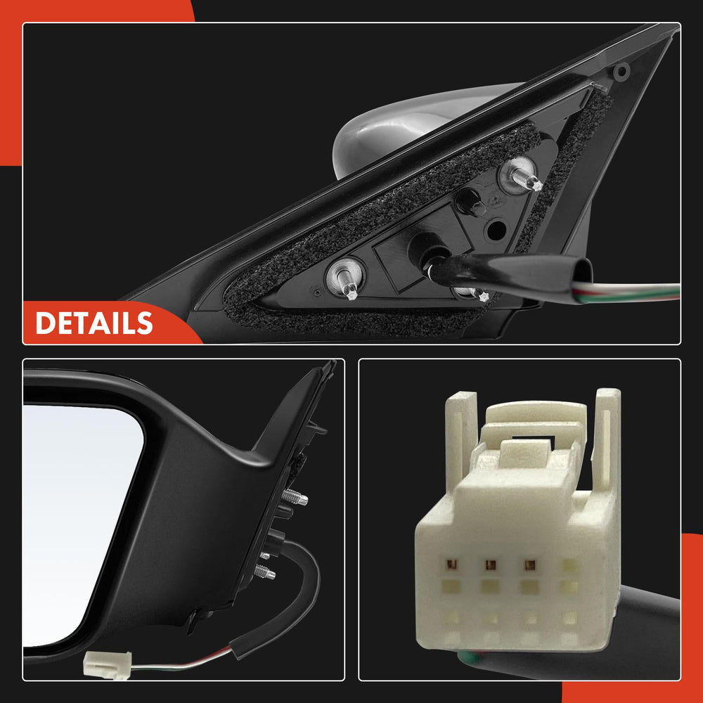 A-Premium non-folding mirror provides sturdy, straightforward replacement.