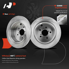 Pad wear sensor included helps monitor brake pad life.