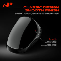 A-Premium smooth-black finish complements the vehicle exterior and resists weathering