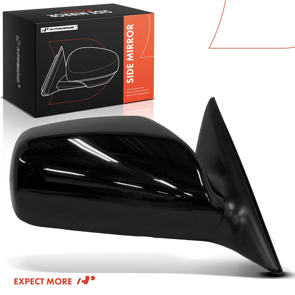 A-Premium power-adjustable passenger mirror provides quick seat-to-view setup.