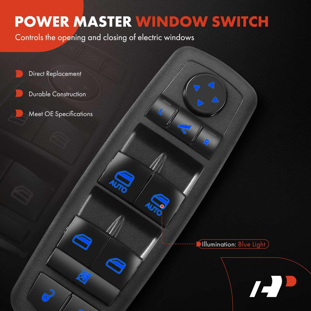 A-Premium Power Master with dual auto buttons enables one-touch operation.