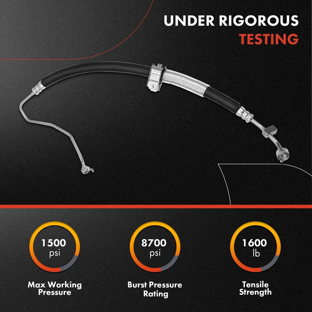 A-Premium hose line with washer and O-ring for secure install.