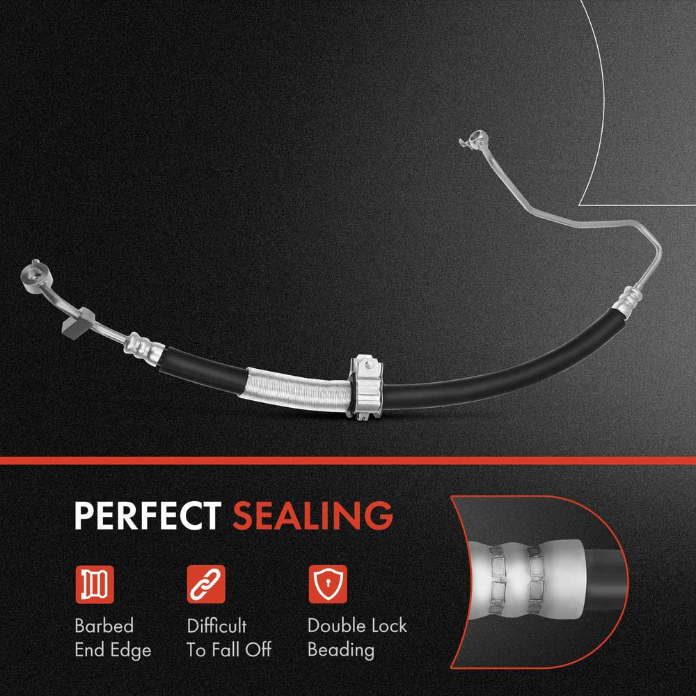 A-Premium galvanized-tubing section shows rugged durability for steering.