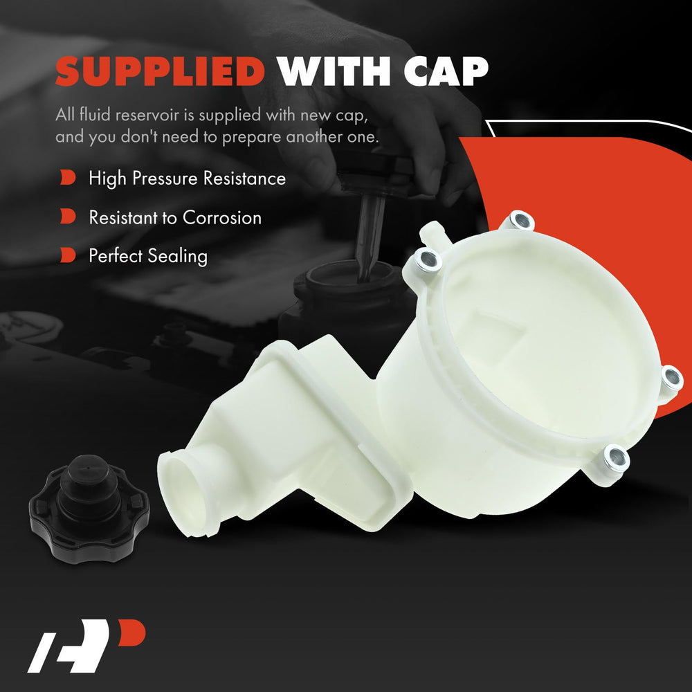 A-Premium reservoir cap close-up showing reliable seal and leak resistance.