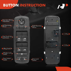 A-Premium power window switch removal tool included for quick DIY fitment.