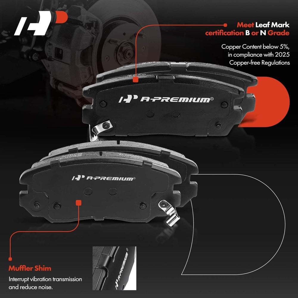 A-Premium rear brake pads for Terrain deliver consistent bite and quiet operation.