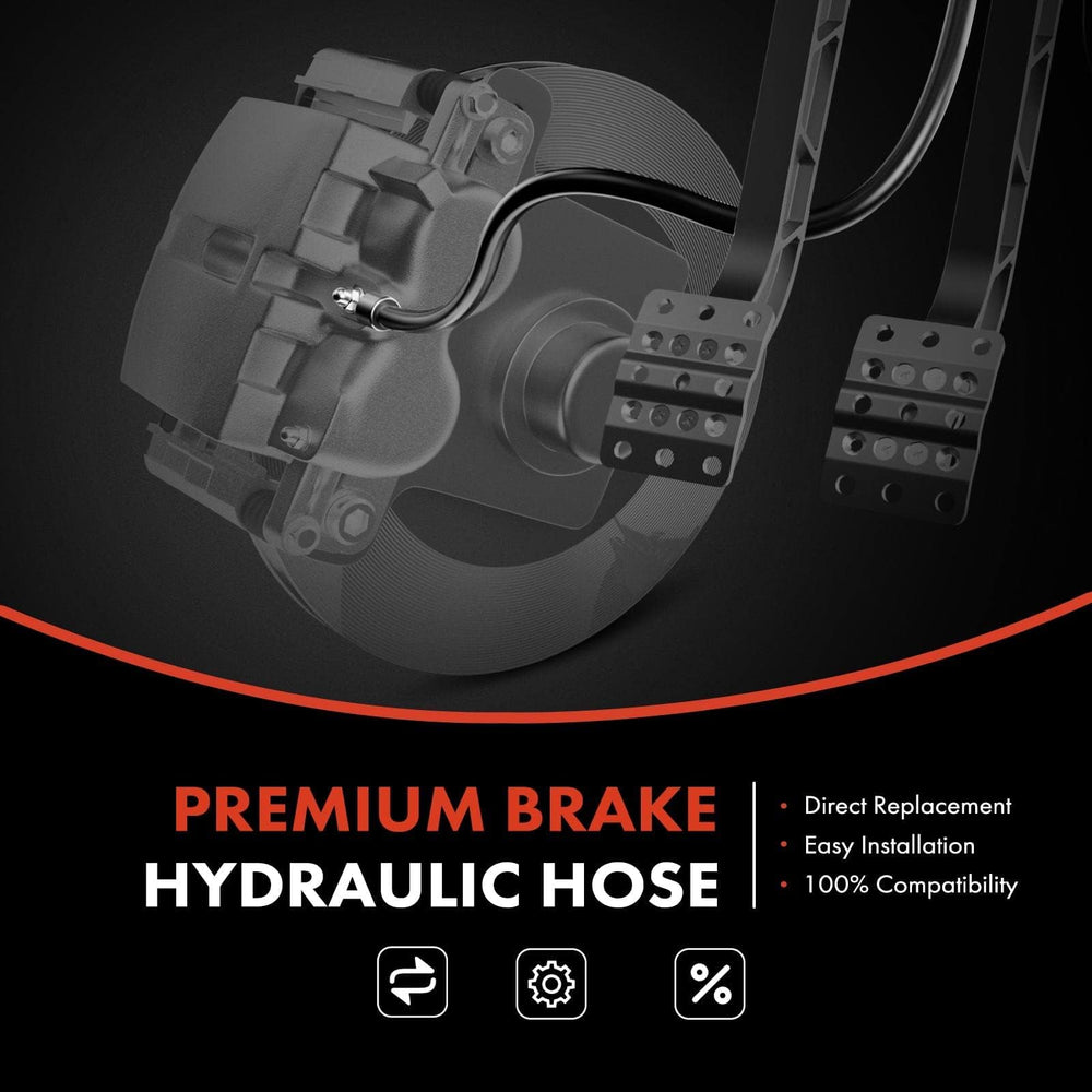 A-Premium rear center brake hose for Chevrolet Blazer 1974-1987 supports reliable rear braking.