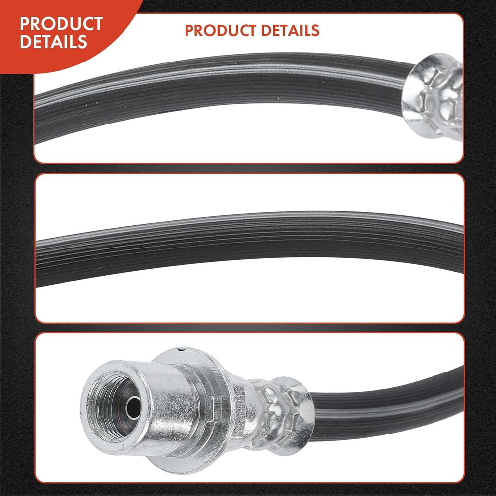 A-Premium rear center brake hose for Pontiac Firebird 1974-1975 enhances brake system reliability.