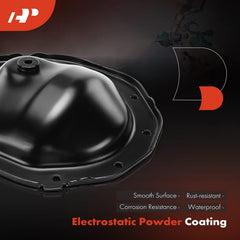 Cover designed for 8.5 and 8.625 inch ring gears for broad compatibility.