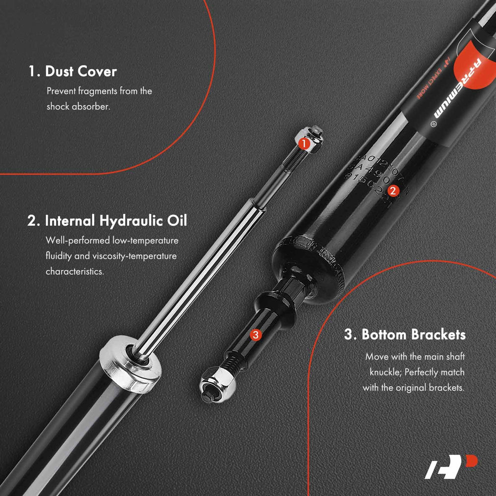 A-Premium rear left strut shock absorber for BMW 325i/330i 2006 improves control
