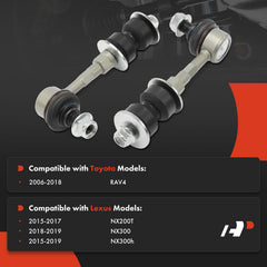A-Premium rear sway bar links for Toyota RAV4 improve stability on curves.