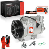 A-Premium Rogue AC compressor front view with DKS17D ensures reliable cooling replacement