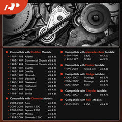 A-Premium serpentine belt with 6 ribs design for consistent tension.
