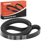 A-Premium serpentine belt front view, 66.38-in length, for durable Jeep Grand Cherokee driving