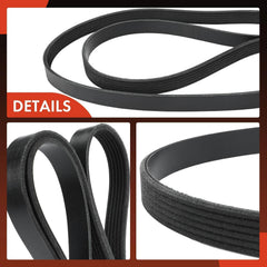 A-Premium serpentine belt on test rig showing heat resistance