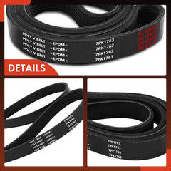 A-Premium belt label helps verify model numbers for compatibility.