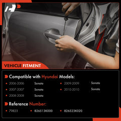 A-Premium right-front exterior handle for Hyundai Sonata, simple DIY replacement.