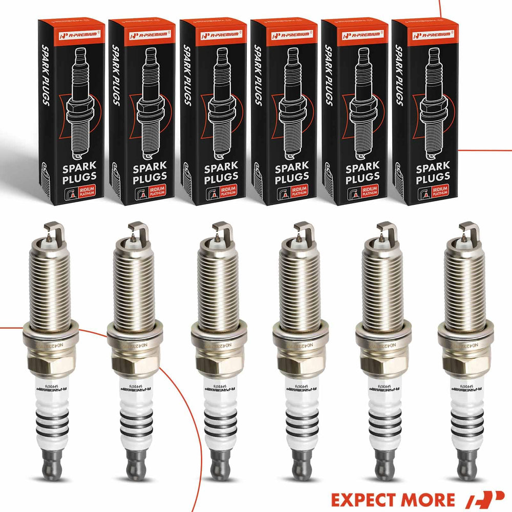 A-Premium spark plug installed in engine compartment showing cross‑model compatibility