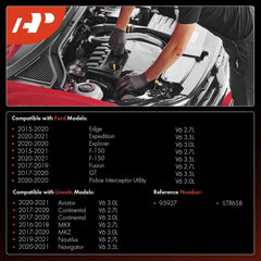 A-Premium six-pack spark plugs ready for installation