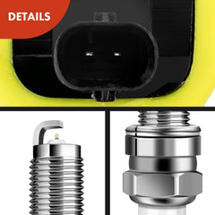 Specification highlights for A-Premium kit: 0.59 ohm, 0.7-0.8 in gap, 12 mm thread.
