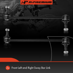 A-Premium stabilizer link close-up with greased ball stud for durability.