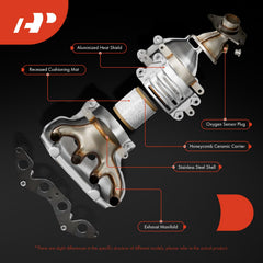 A-Premium stainless steel front catalytic converter assembly for Altima.