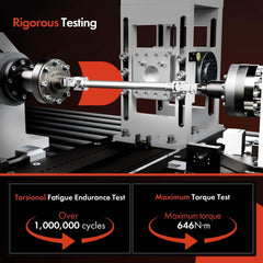 A-Premium steering shaft diameter 0.99 inches ensures precise fit.