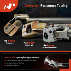 A-Premium universal joints allow flexible movement for smoother operation.
