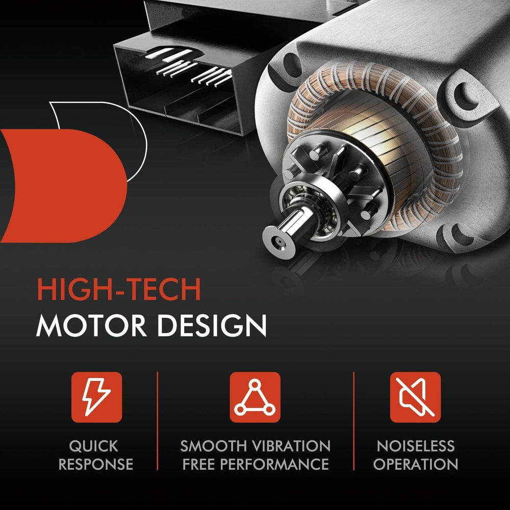 A-Premium sunroof motor housing with durable metal and plastic construction.
