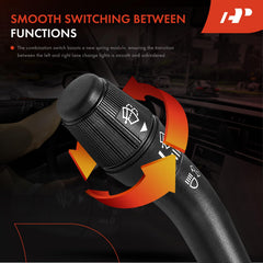 A-Premium switch lever on dashboard ready for bolt-on replacement