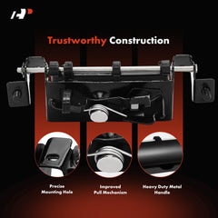 A-Premium tailgate handle installed on vehicle demonstrates a precise fit.