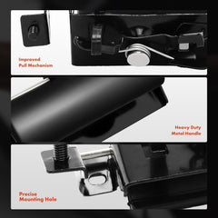 A-Premium tailgate handle paintable finish allows customization.