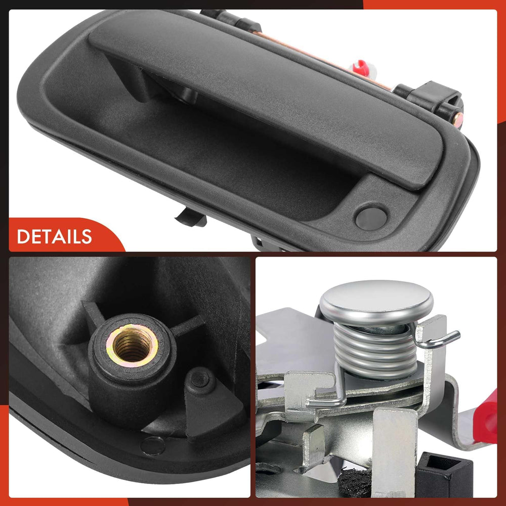 A-Premium OE-style tailgate handle for Toyota Tundra 2000-2006, factory-fit standard.