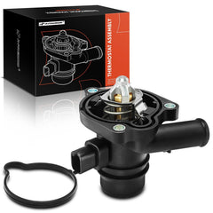 A-Premium thermostat housing with sensor for 1.4L engines, precise temperature monitoring.
