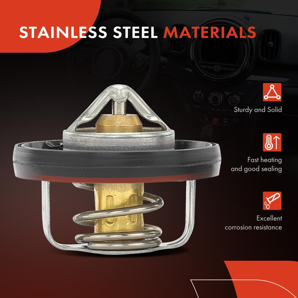 A-Premium thermostat housing plastic construction ensures lightweight durability.
