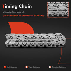 A-Premium cam sprocket with precision teeth for smooth timing