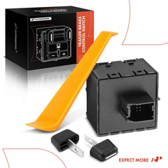 A-Premium Trailer Brake Control Switch vehicle fitment label confirms supported models.