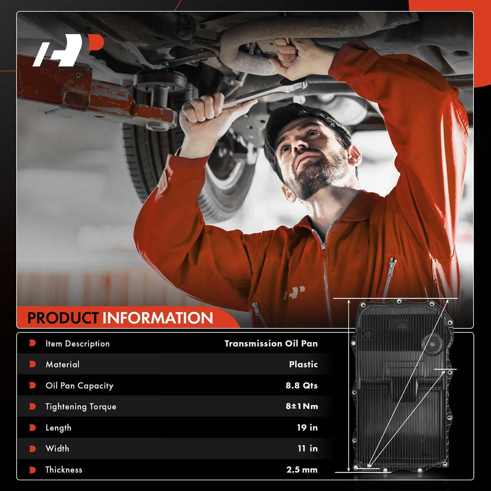 A-Premium oil pan with gasket shows leak-free sealing for long-term performance
