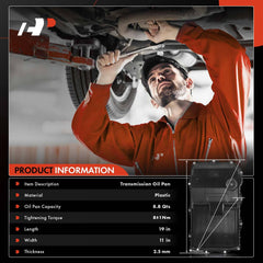 A-Premium oil pan with gasket shows leak-free sealing for long-term performance