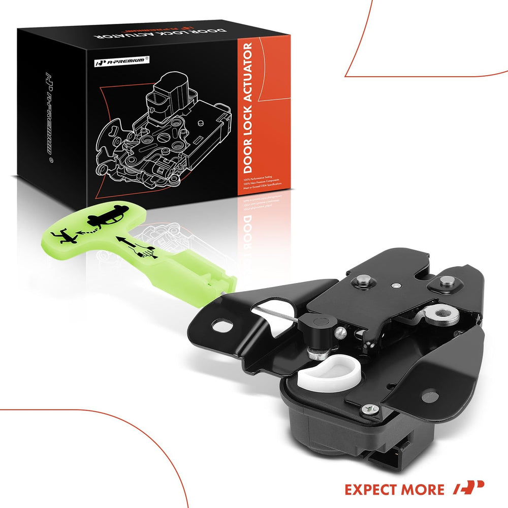 A-Premium trunk latch actuator with three-pin connector supports rear gate reliability
