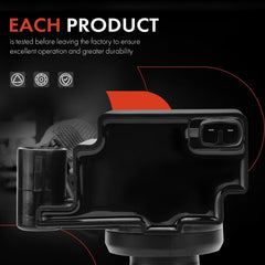 A-Premium Tundra ignition coils 3-wire connector view improves plug-and-play fit.