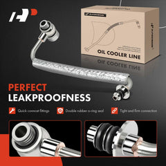 A-Premium turbo oil feed line connectors enable easy installation and leak prevention.